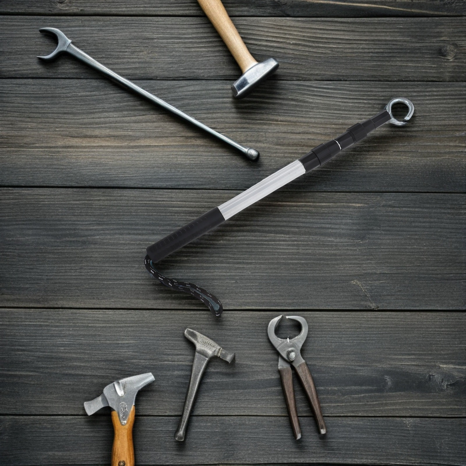 Woodworking Lofts - Tirette télescopique pour échelle de grenier