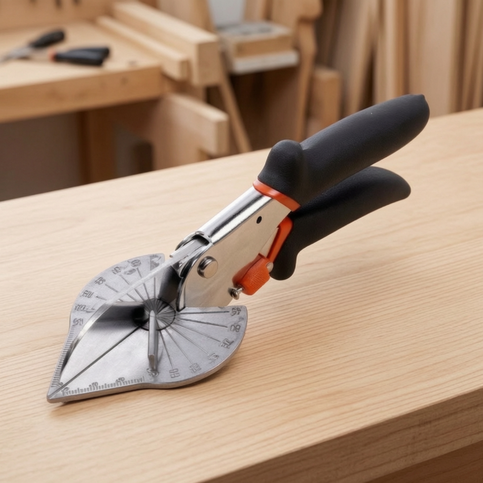 Woodworking Edge Trimmer - Coupe-bordure manuel avec guide réglable, cisaille