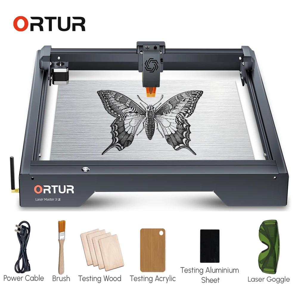 Woodworking App - ORTUR OLM3 LE-Graveur Laser 10W, Machine