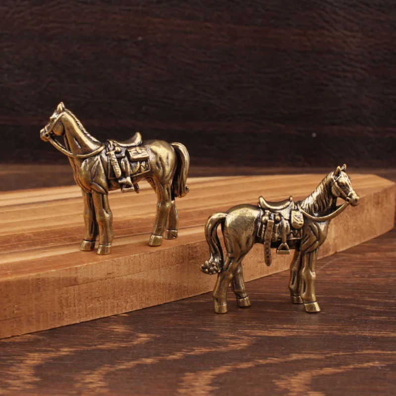 Woodworking Horse - Figurine de cheval en laiton, Ornement