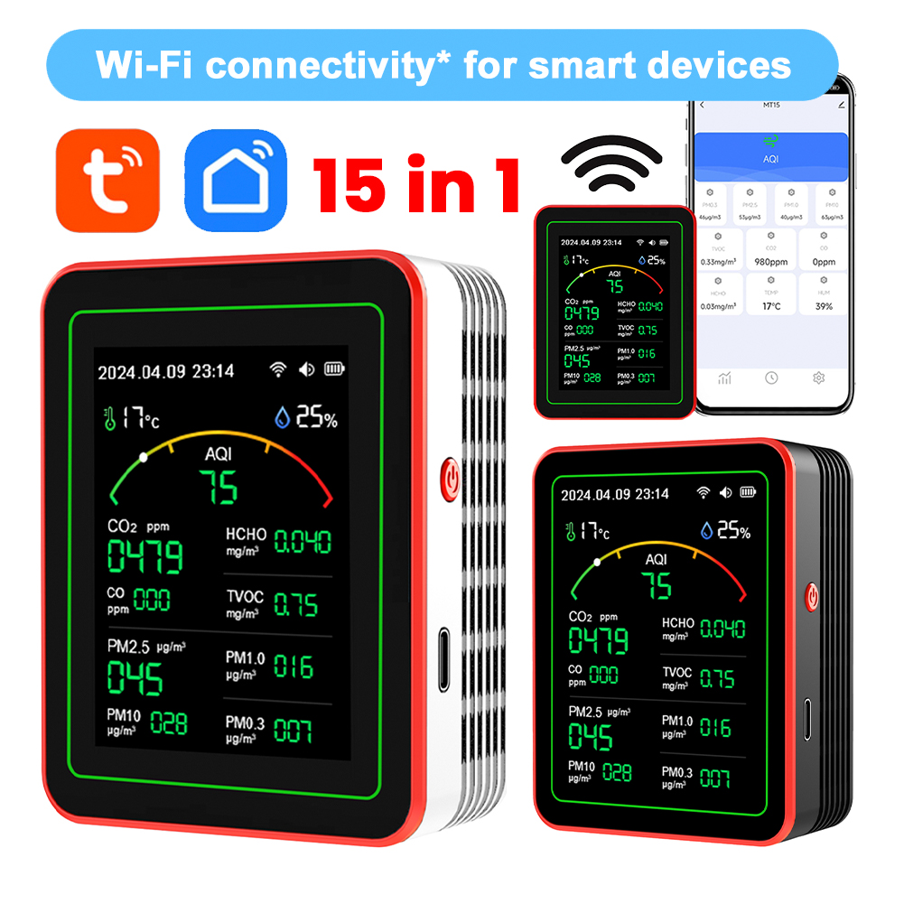 Woodworking App - Testeur multifonctionnel Tuya WiFi 15-en-1 pour