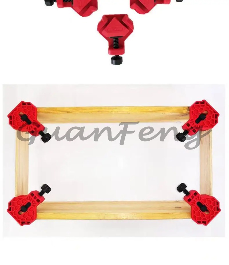 Woodworking Right Angle Clamp - Lot de 4 pinces d'angle à