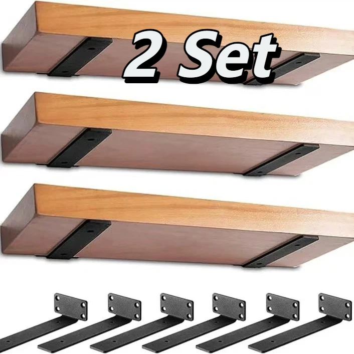 Woodworking Ebook - 2 ensembles de supports d'étagère flottante