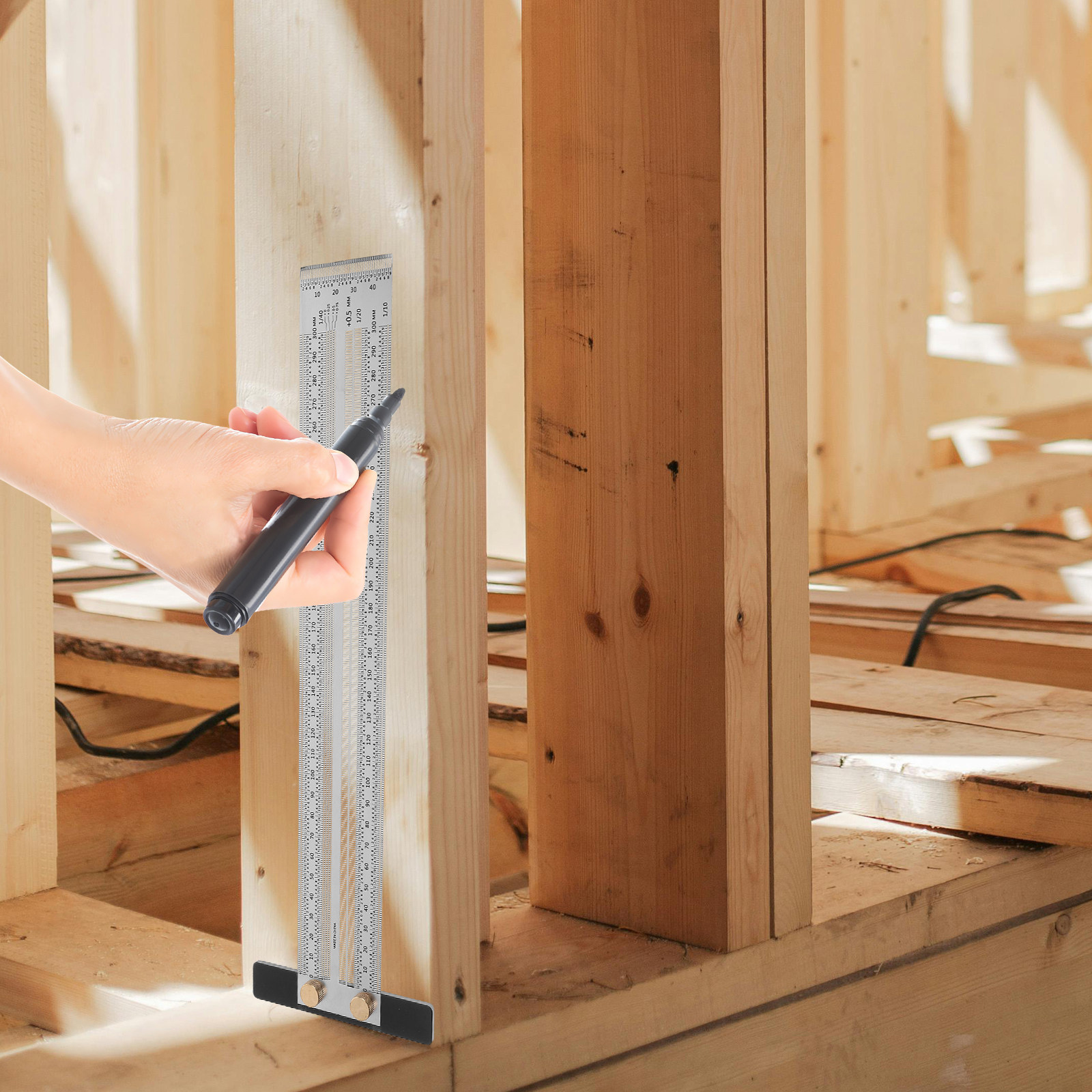 Woodworking Workshop Layout - Règle de marquage pour le travail
