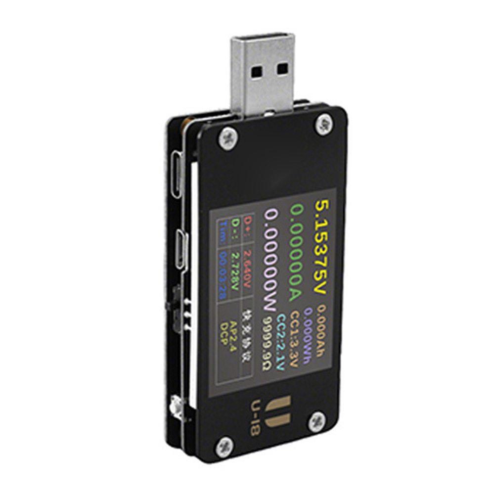 Woodworking Qc - Ampèremètre voltmètre USB U18 6,5A, testeur