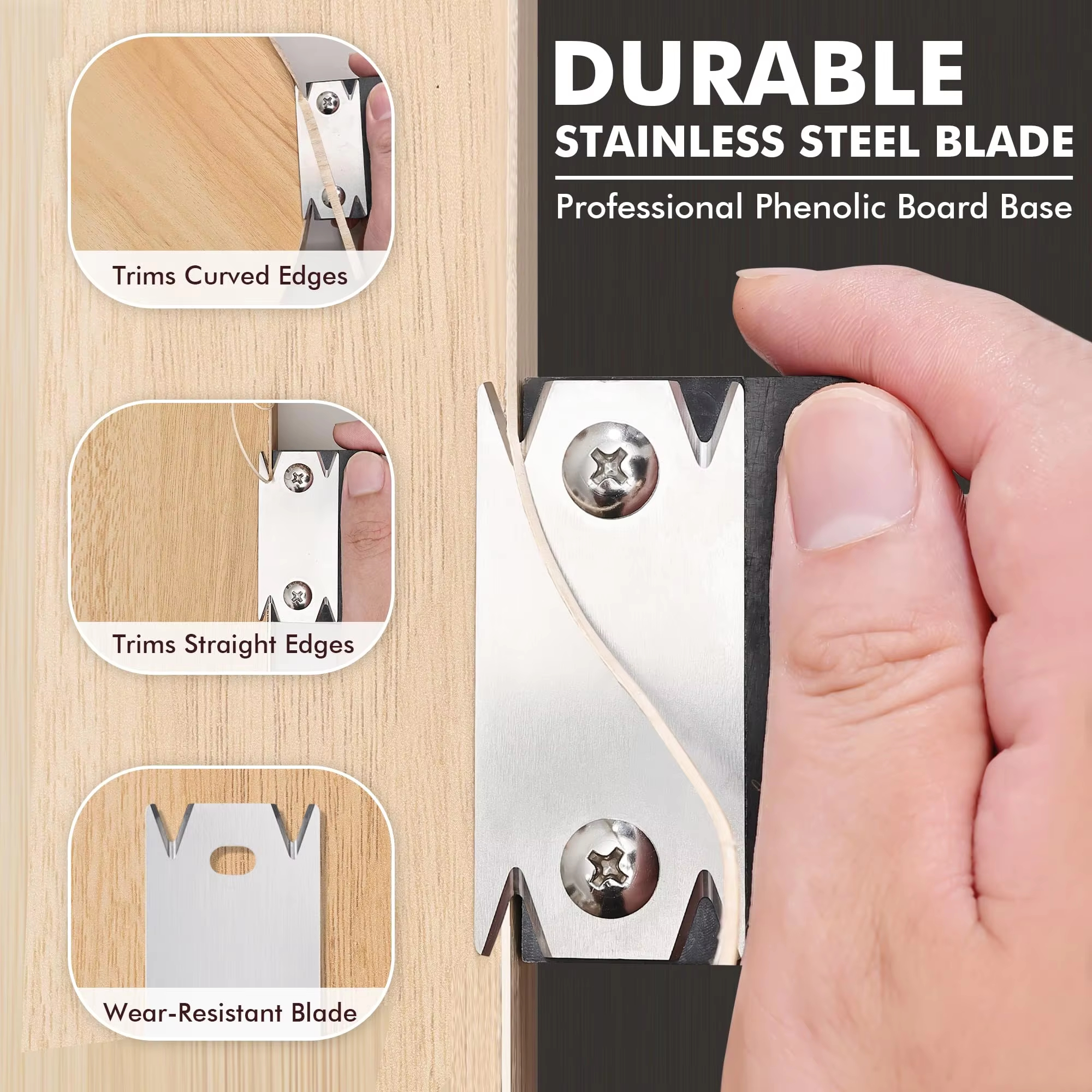 Outil de chanfreinage et de dé - Woodworking Edge Trimmer avis et prix