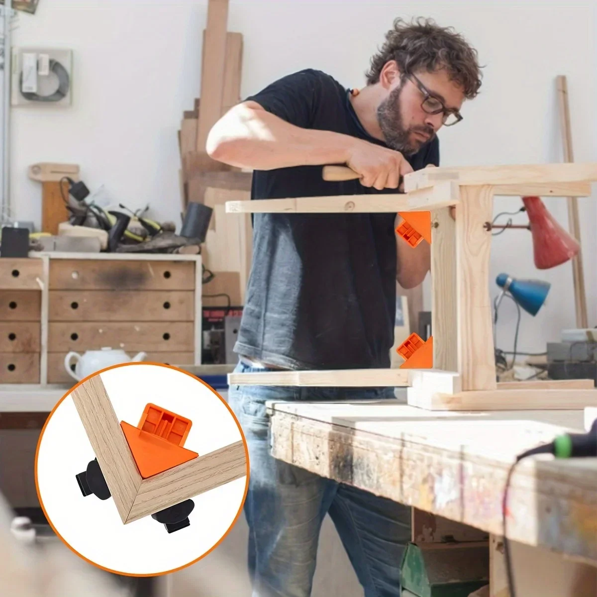 4 pinces de fixation à angle d - Woodworking Right Angle Clamp avis et prix