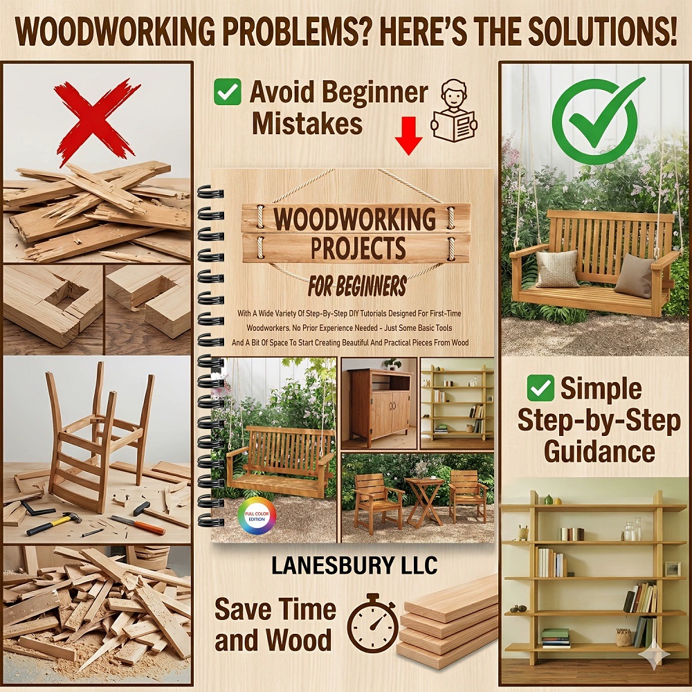 Livre de projets de menuiserie - Woodworking Ebook avis et prix