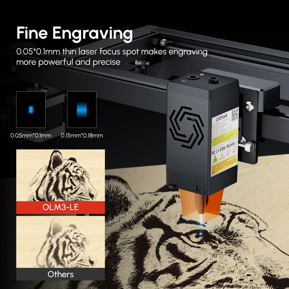 ORTUR OLM3 LE-Graveur Laser 10 - Woodworking App avis et prix