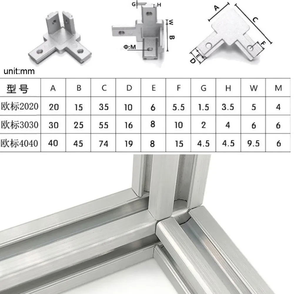 Connecteur d'angle à 3 voies E - Woodworking Joint Types avis et prix