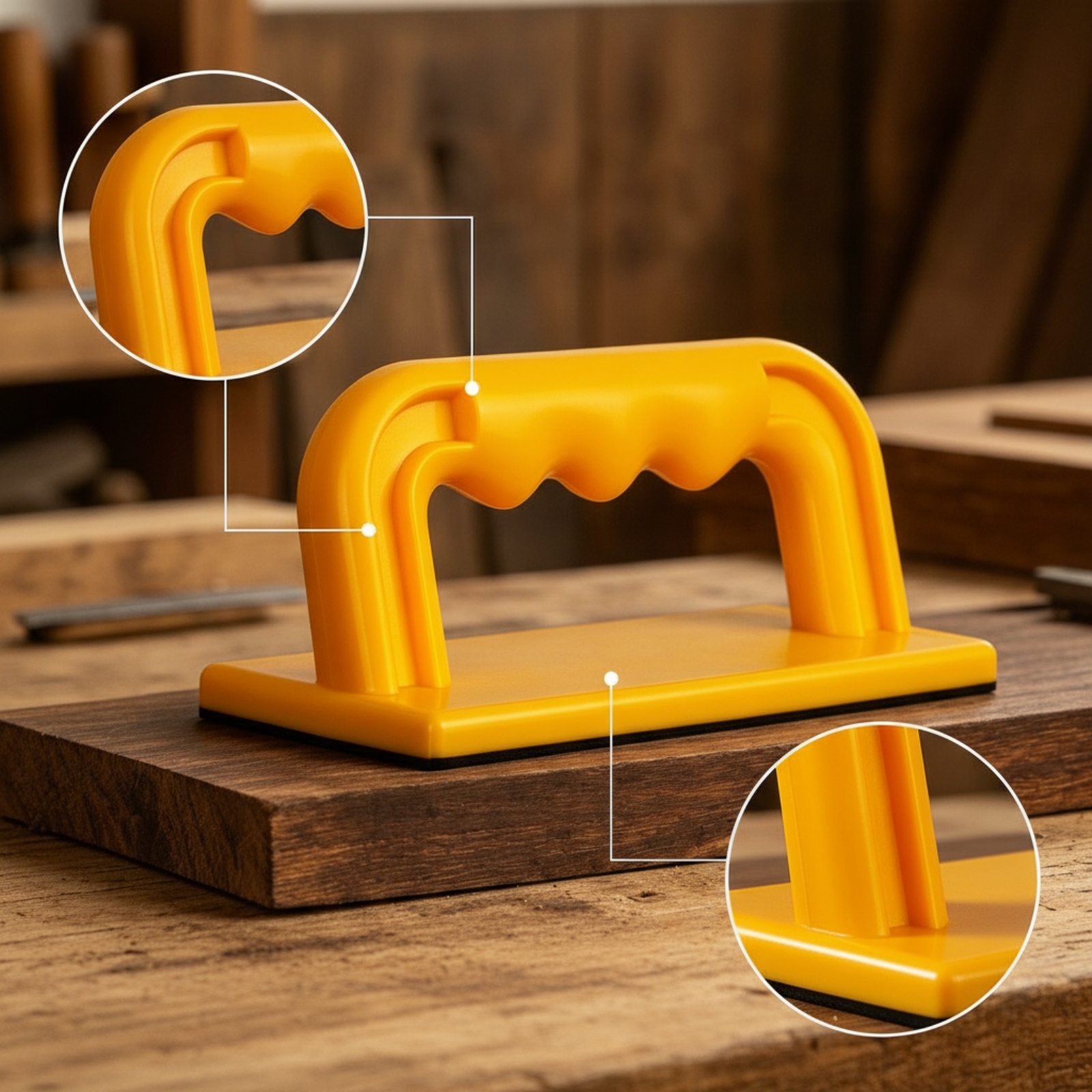 Bloc de poussée avec base anti - Woodworking Jointer avis et prix