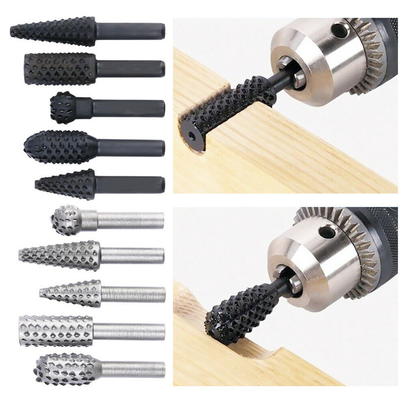 Jeu de bavures rotatives à tig - Woodworking Files And Rasps avis et prix