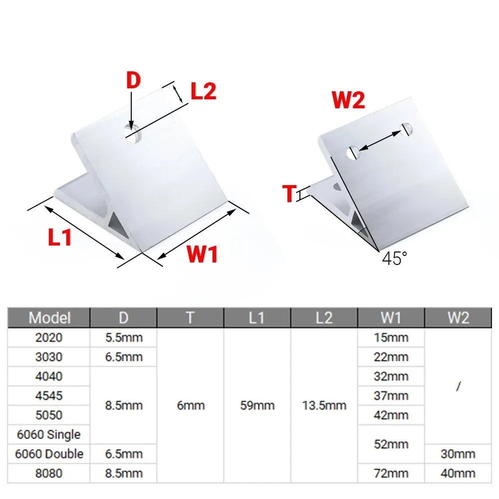 Support d'angle d'angle de 45  - Woodworking Joint Types avis et prix