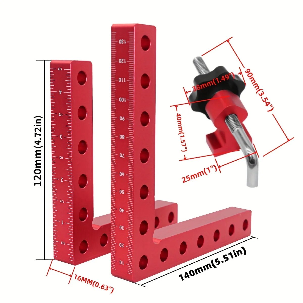 1 ensemble de serre-joints d'a - Woodworking Right Angle Clamp avis et prix
