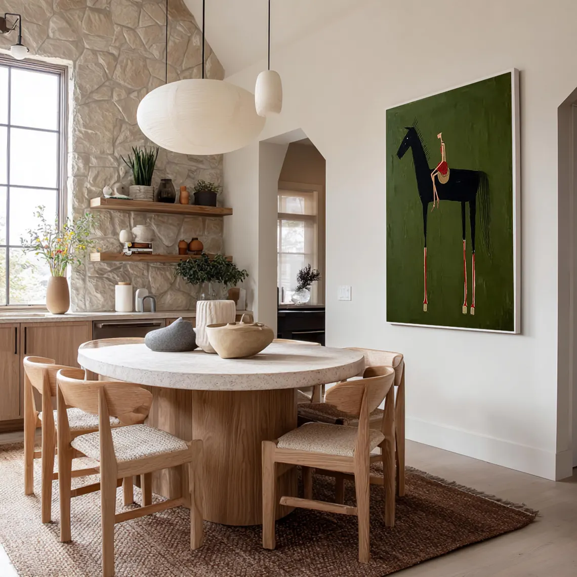 Peinture d'art équestre neutre - Woodworking Horse avis et prix