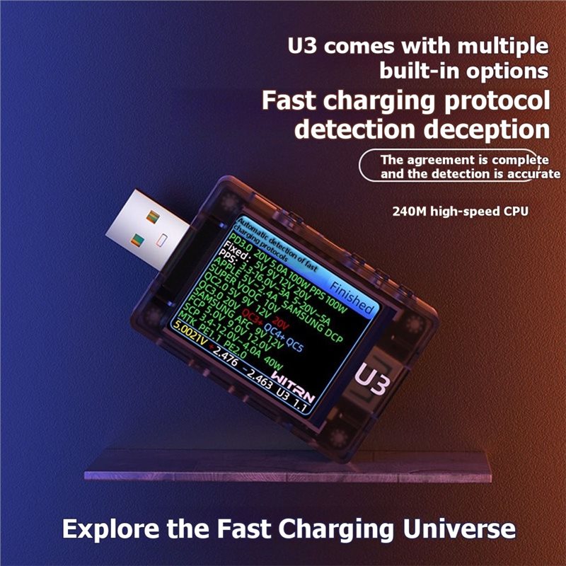 Testeur USB ABAI-USB U3 3.1 PD - Woodworking Qc avis et prix