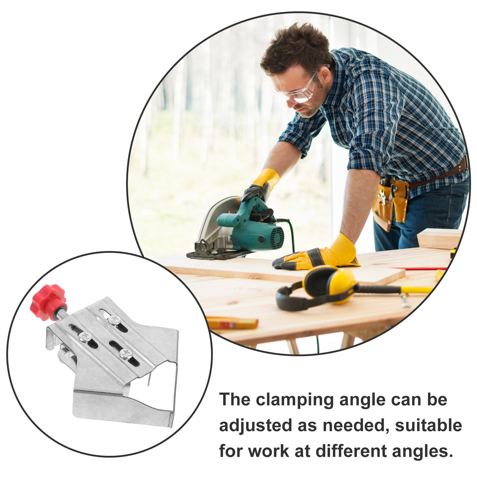 2 pinces d'angle en acier inox - Woodworking Right Angle Clamp avis et prix