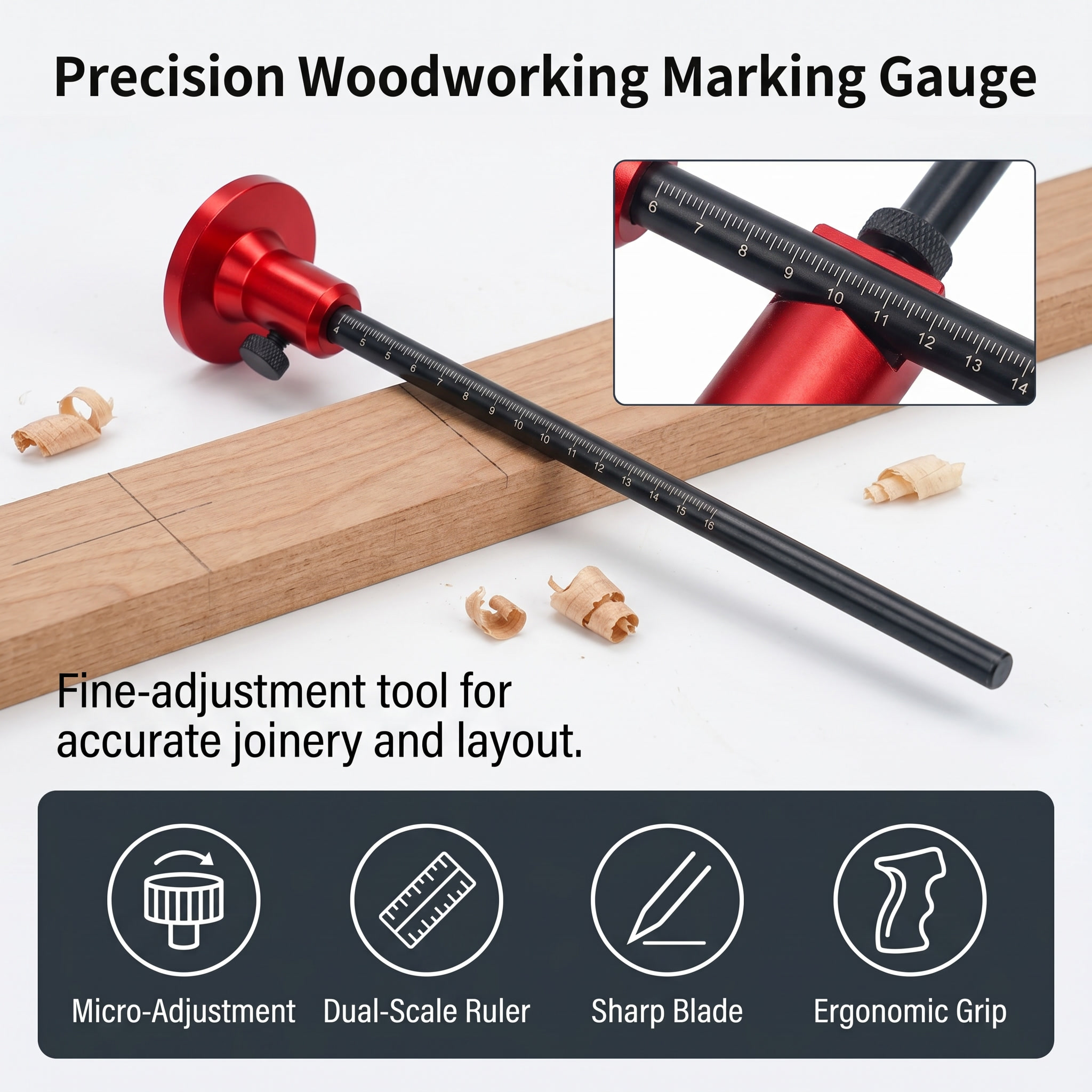 Jauge de marquage professionne - Woodworking Workshop Layout avis et prix