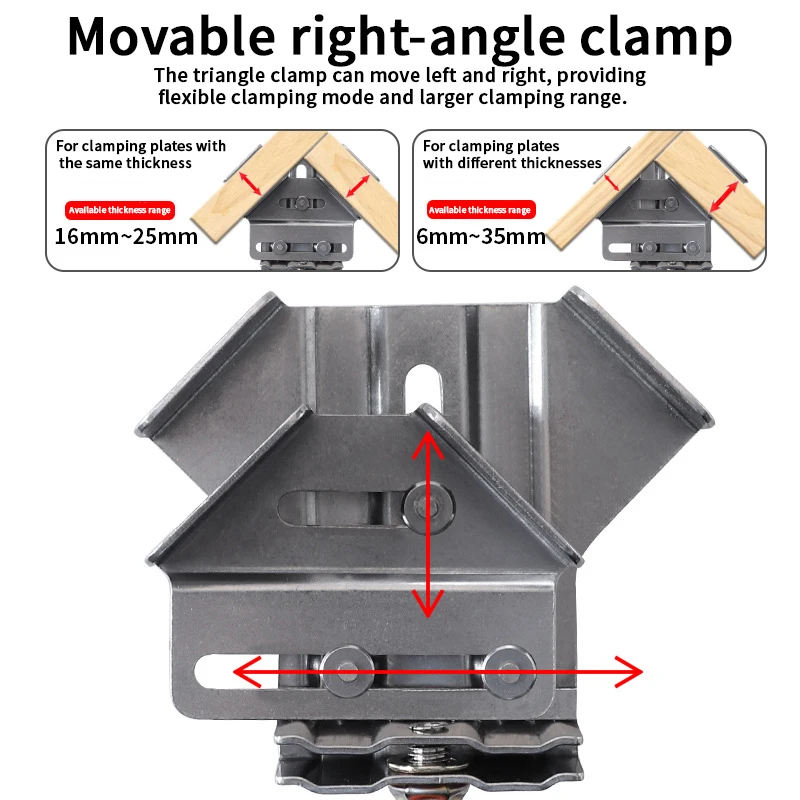Pince d'angle ouverte/fermée e - Woodworking Right Angle Clamp avis et prix