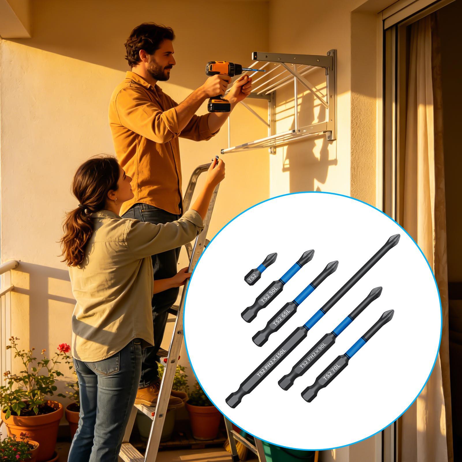Jeu de 6 embouts de tournevis  - Woodworking Drill avis et prix