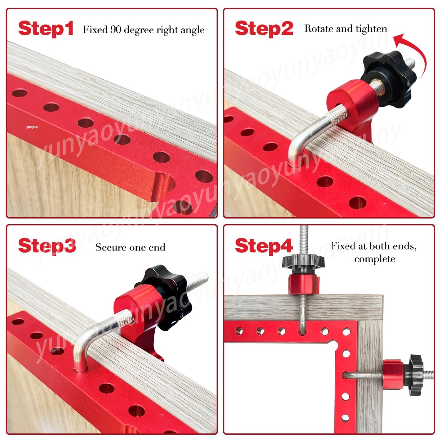 Équerres de positionnement à a - Woodworking Right Angle Clamp avis et prix