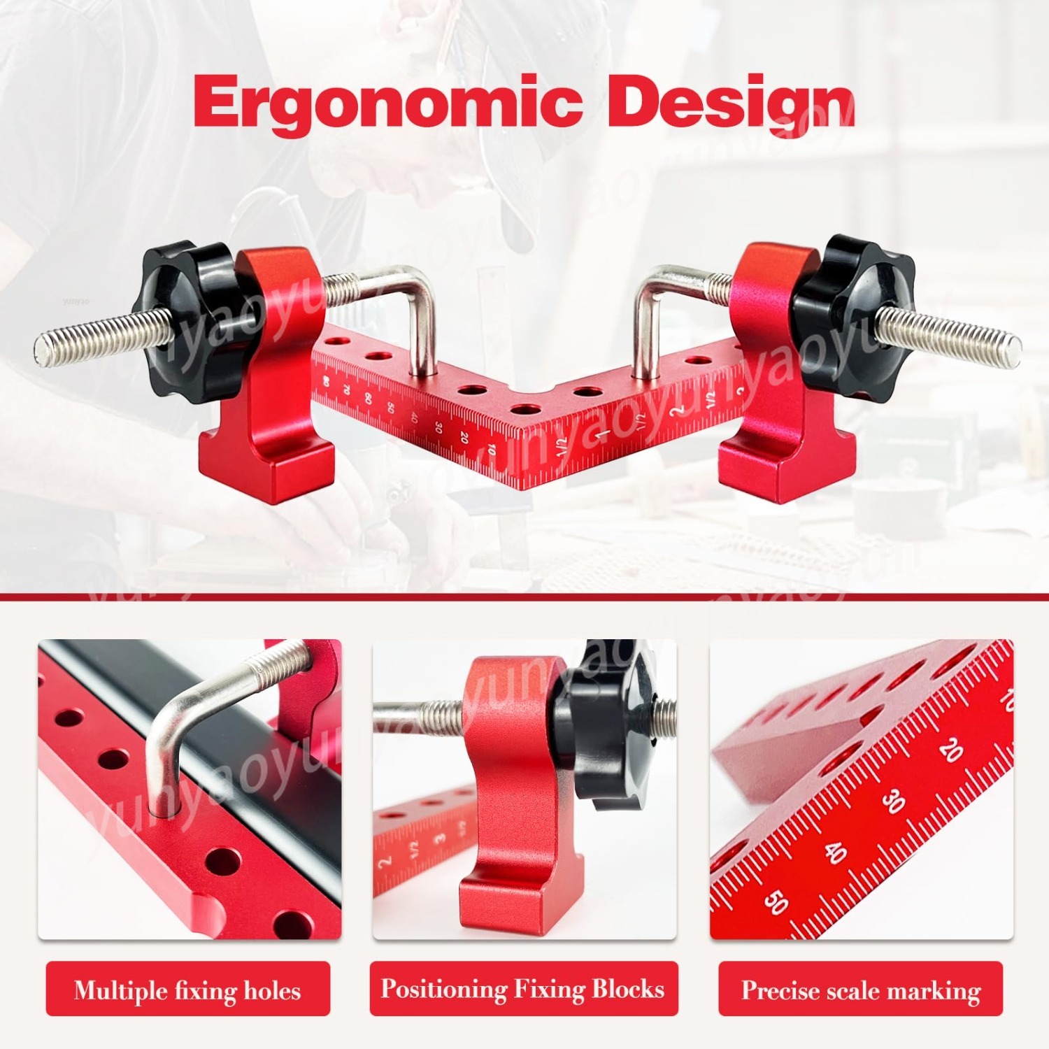 Équerres de positionnement à a - Woodworking Right Angle Clamp avis et prix