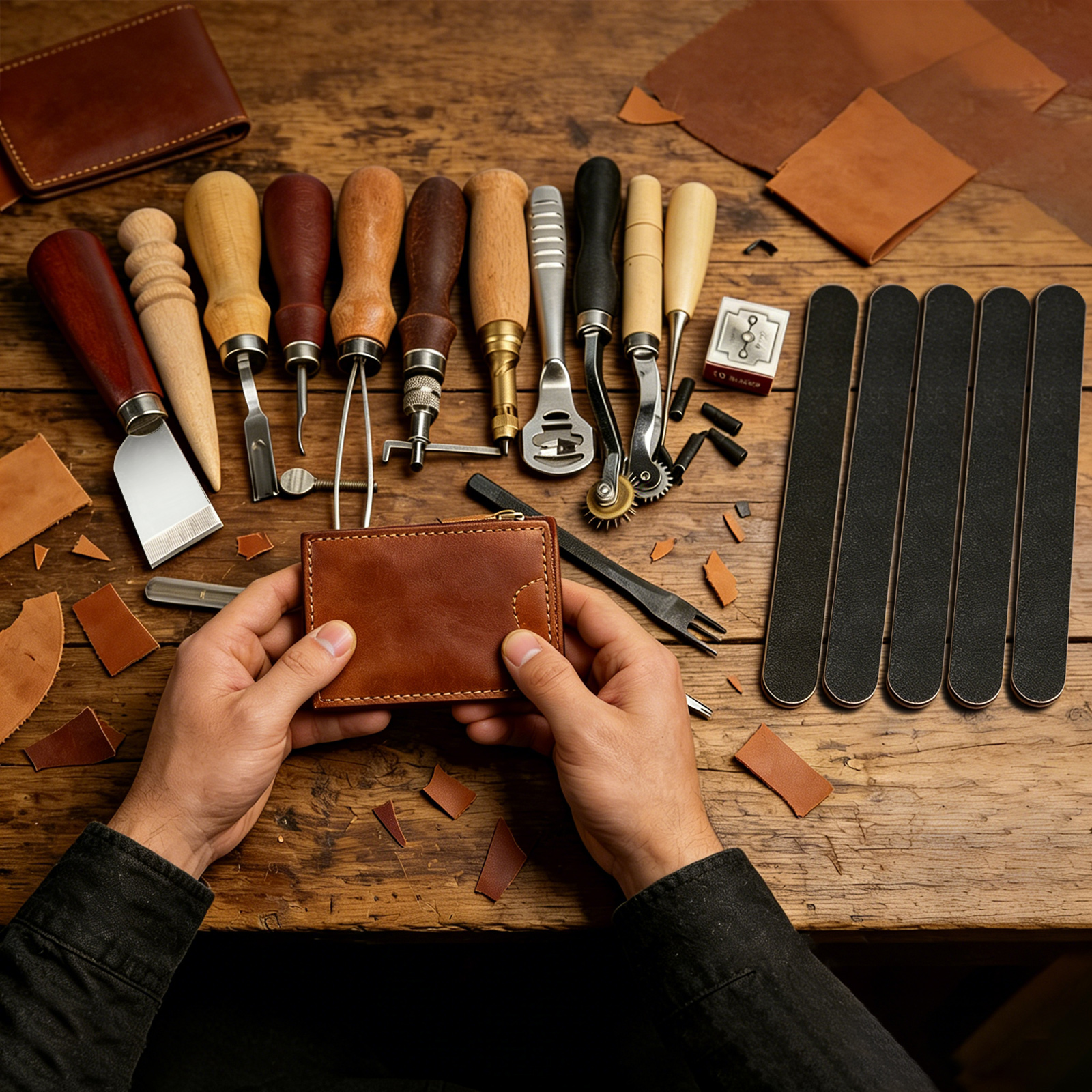 Outils pour le cuir, kit de 19 - Woodworking Edge Trimmer avis et prix