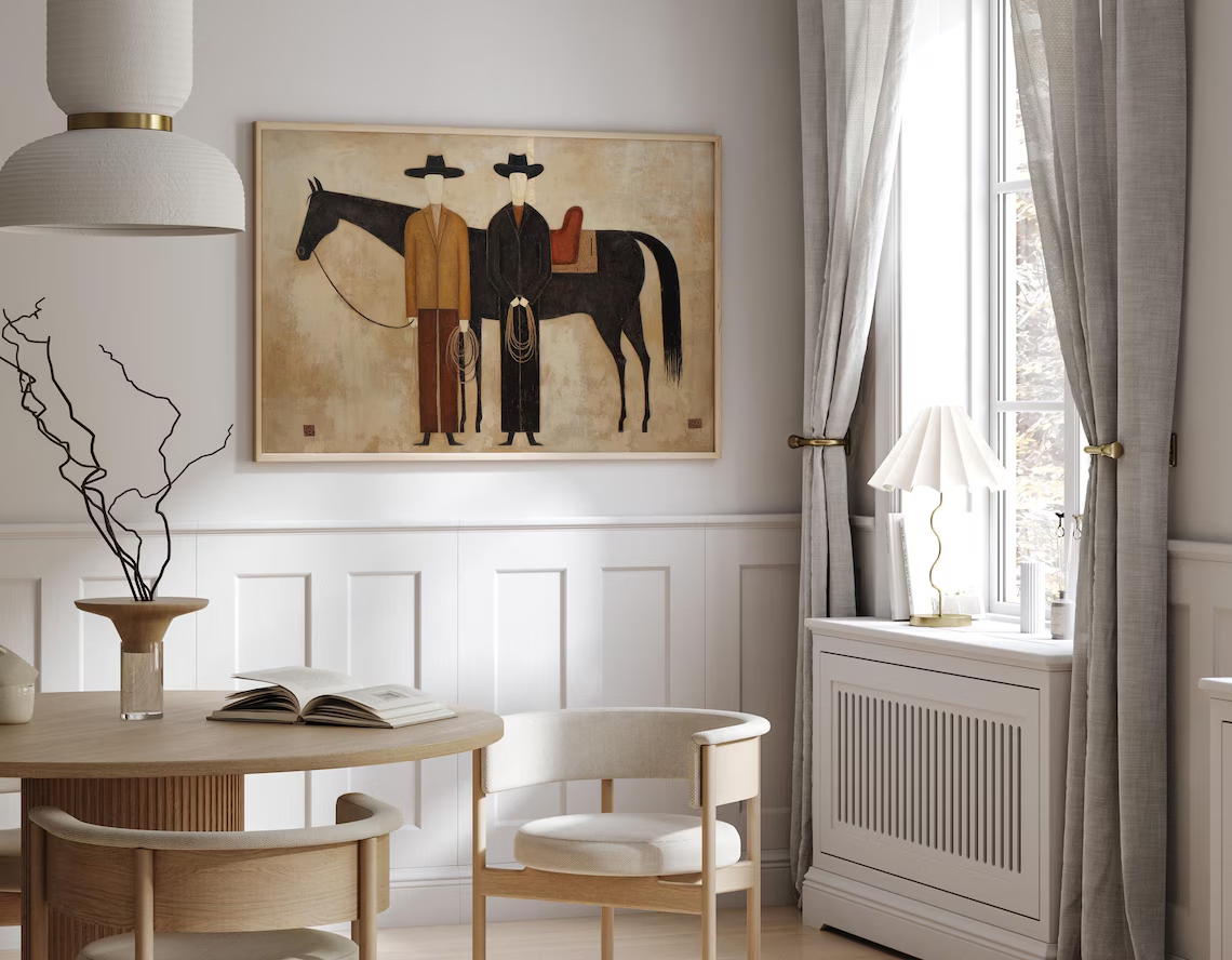 Peinture à l'huile abstraite f - Woodworking Horse avis et prix