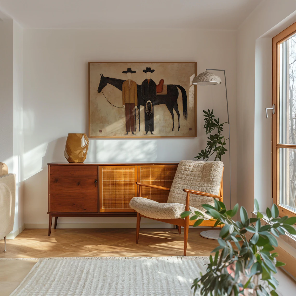 Peinture à l'huile abstraite f - Woodworking Horse avis et prix