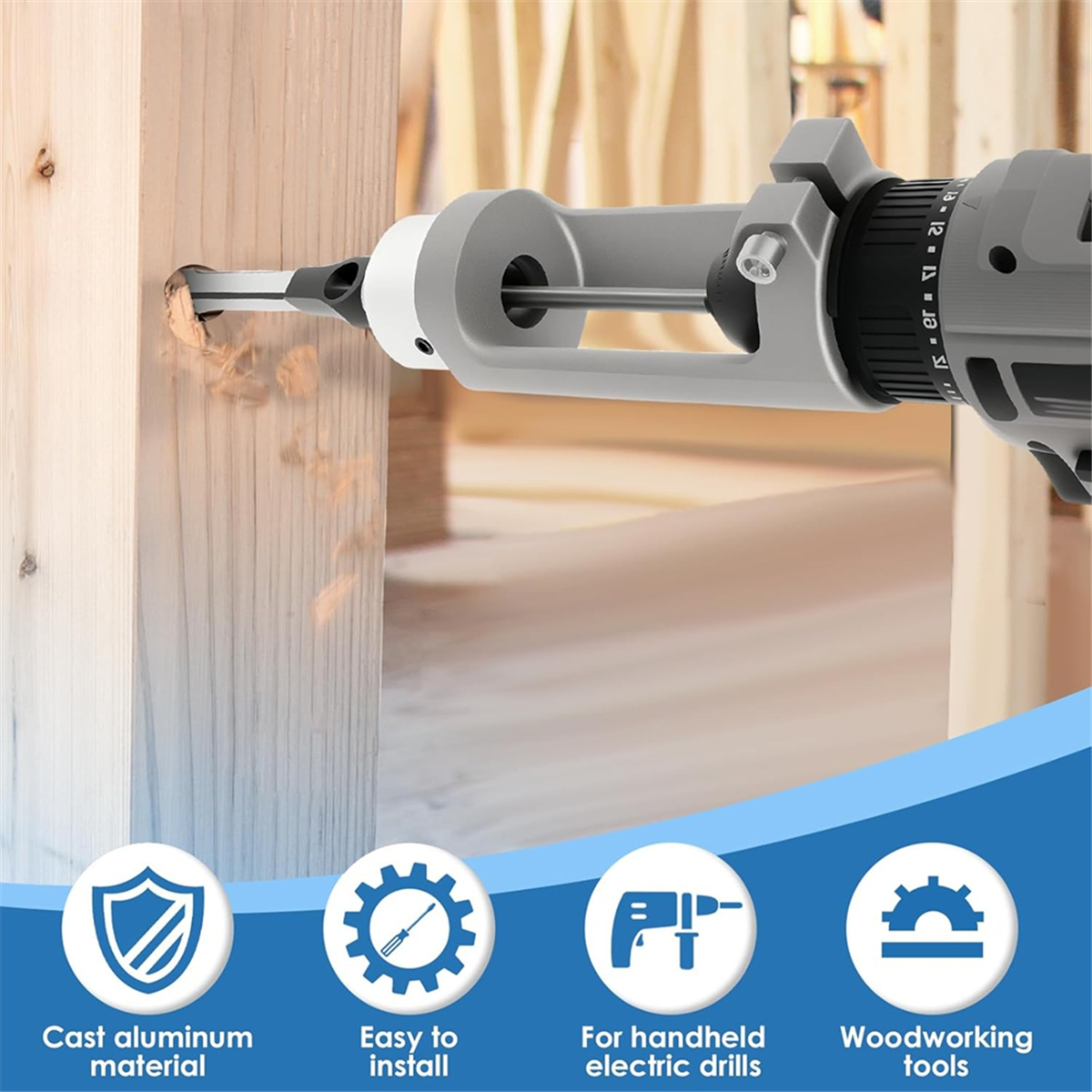ABNJ Adaptateur de foret à tro - Woodworking Drill avis et prix