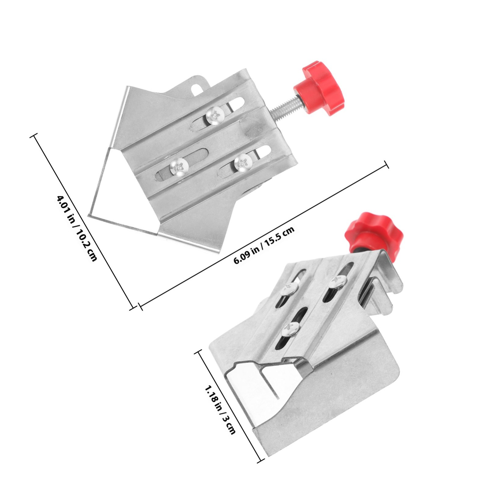 2 pinces d'angle en acier inox - Woodworking Right Angle Clamp avis et prix