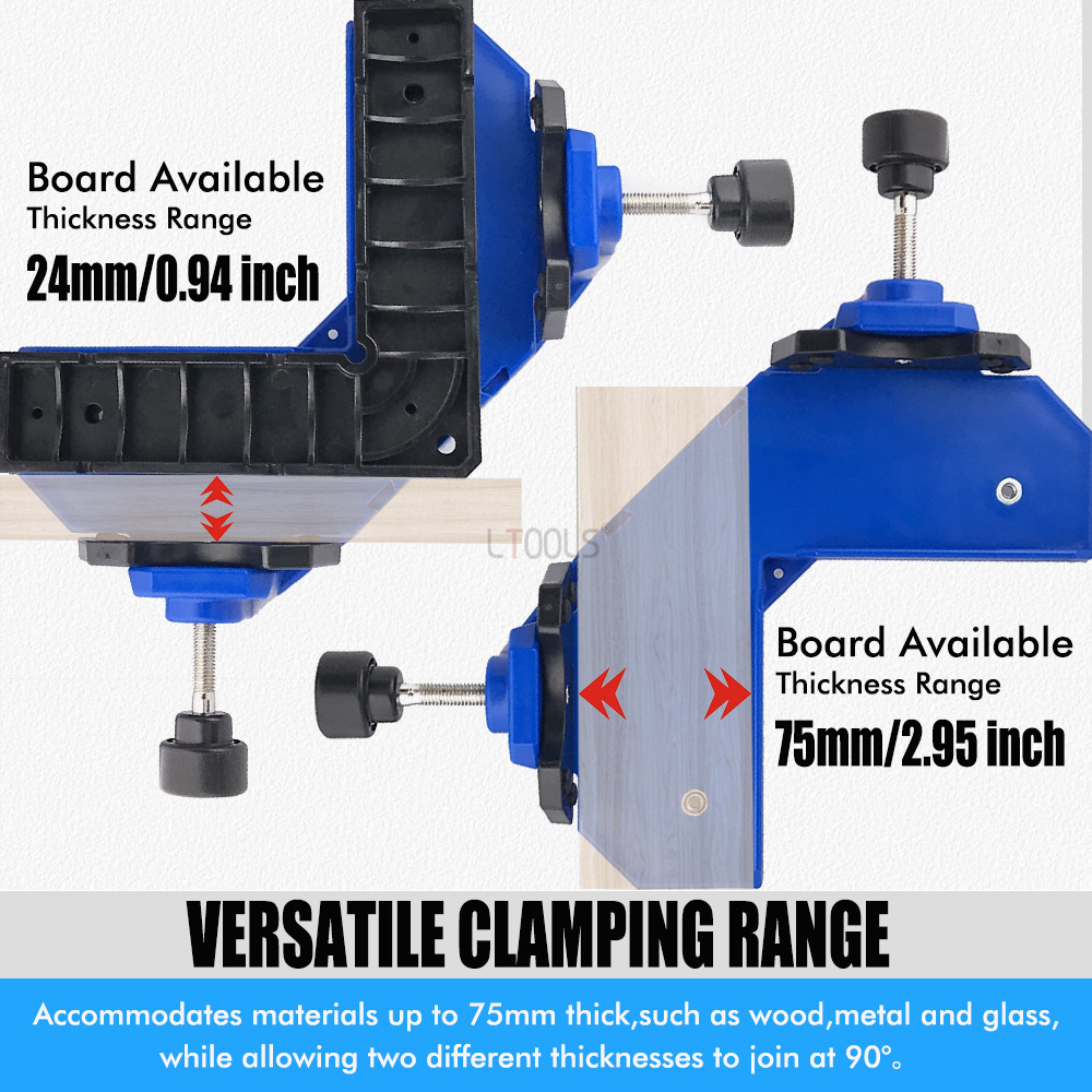 Ensemble de pinces d'angle à 9 - Woodworking Right Angle Clamp avis et prix