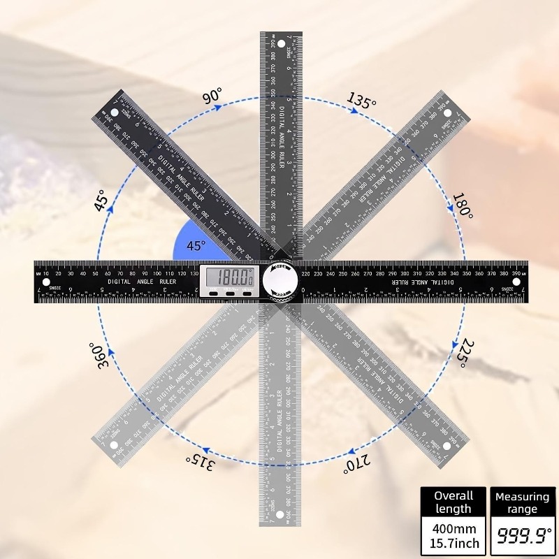 Outil de mesure d'angle numéri - Woodworking Workshop Layout avis et prix