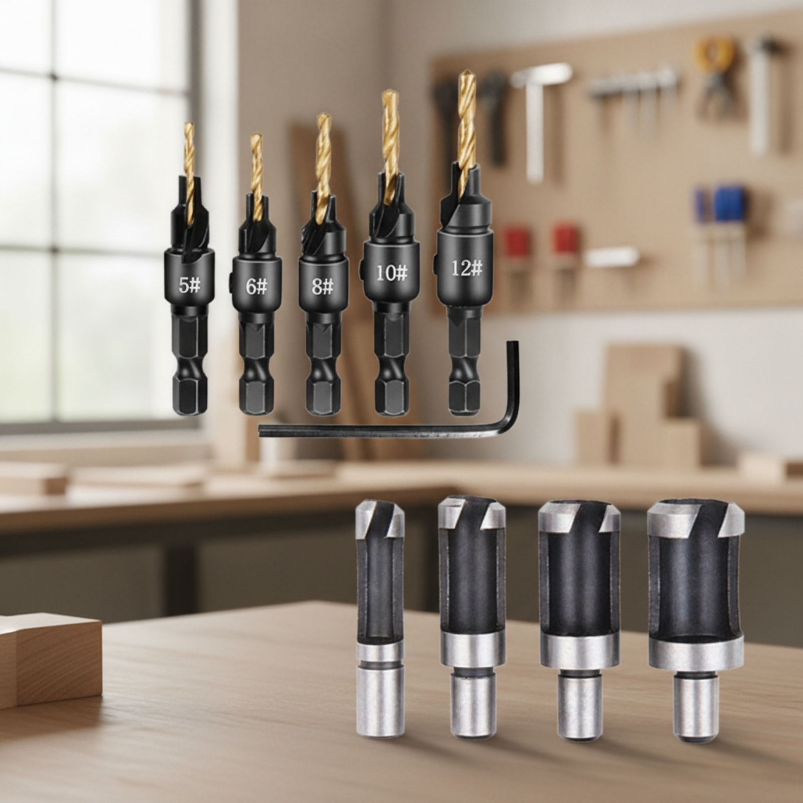 Cutter à bouchons en bois, for - Woodworking Drill avis et prix